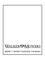 Предварительный просмотр 76 страницы Walker Walker Mowers Operator'S Manual