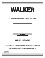 Preview for 1 page of Walker WP3214SMWI Operating Instructions Manual