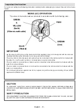 Preview for 36 page of Walker WP32NBLED Operating Instructions Manual