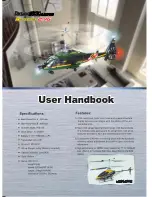 Walkera Lama 400 Series User Handbook Manual preview