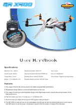 Walkera QR X400 User Handbook Manual preview