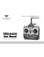 Walkera WK-2402 User Manual preview