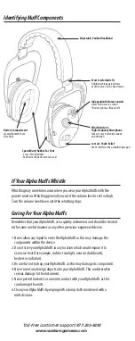 Предварительный просмотр 2 страницы Walker's ALPHA MUFFS User Manual