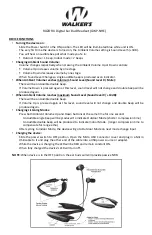 Предварительный просмотр 1 страницы Walker's RAZOR X GWP-NHE User Manual