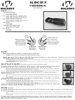 Walker's SILENCER R User Manual предпросмотр