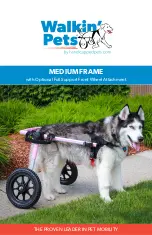 Walkin’ Pets Walkin' Wheels Rear Medium Wheelchair Owner'S Manual preview