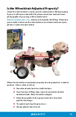 Preview for 13 page of Walkin’ Pets Walkin' Wheels Rear Manual