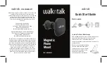 Предварительный просмотр 1 страницы walkntalk PWT-MAGMOUNT Quick Start Manual