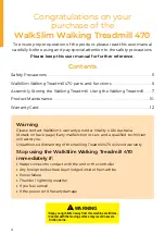 Preview for 2 page of WalkSlim 470 User Manual