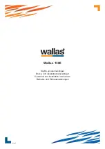 wallas 1300 Operation And Installation Instructions Manual предпросмотр