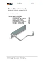 wallas 270 Quick Installation Instructions preview