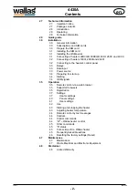 Preview for 2 page of wallas 300-8011V16 Installation And Operation Instruction Manual