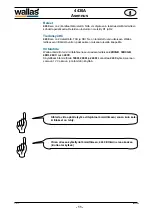 Preview for 11 page of wallas 300-8011V16 Installation And Operation Instruction Manual