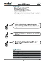 Preview for 27 page of wallas 300-8011V16 Installation And Operation Instruction Manual