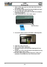 Preview for 29 page of wallas 300-8011V16 Installation And Operation Instruction Manual