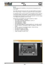 Preview for 86 page of wallas 300-8011V16 Installation And Operation Instruction Manual