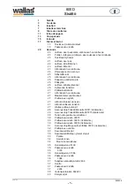 wallas 800 D Technical Information preview