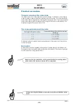 Предварительный просмотр 61 страницы wallas 800 D Technical Information