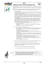 Предварительный просмотр 88 страницы wallas 800 D Technical Information