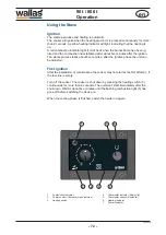 Предварительный просмотр 72 страницы wallas 800 t Manual