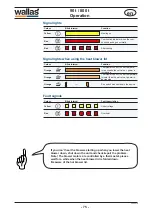 Предварительный просмотр 75 страницы wallas 800 t Manual