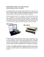 Preview for 1 page of wallas 85DU w/270 Lid Installation And Start-Up Manual