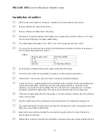 Preview for 14 page of wallas Nautic 40D Operator'S Manual With Installation Manual