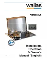 Предварительный просмотр 1 страницы wallas Nordic Dt Installation & Operation Owner'S Manual