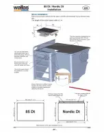 Preview for 8 page of wallas Nordic Dt Installation & Operation Owner'S Manual