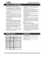 Preview for 9 page of wallas Safe Flame 800 Installation Instructions Manual
