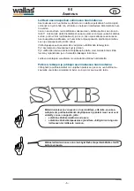 Предварительный просмотр 5 страницы wallas SVB 90 Installation, Operation And Service Instructions