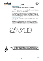 Предварительный просмотр 14 страницы wallas SVB 90 Installation, Operation And Service Instructions