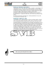 Preview for 15 page of wallas SVB 90 Installation, Operation And Service Instructions