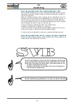 Preview for 23 page of wallas SVB 90 Installation, Operation And Service Instructions