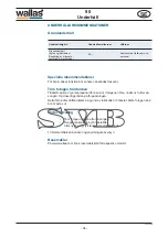 Preview for 34 page of wallas SVB 90 Installation, Operation And Service Instructions