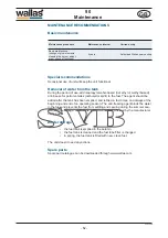 Preview for 52 page of wallas SVB 90 Installation, Operation And Service Instructions