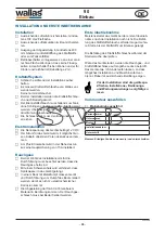 Предварительный просмотр 66 страницы wallas SVB 90 Installation, Operation And Service Instructions