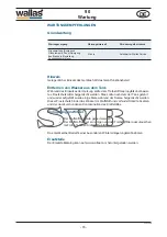 Preview for 70 page of wallas SVB 90 Installation, Operation And Service Instructions