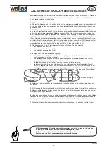 Preview for 73 page of wallas SVB 90 Installation, Operation And Service Instructions