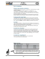 Preview for 14 page of wallas xs duo Installation, Operation And Service Manual