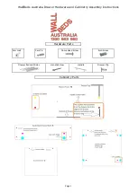 Предварительный просмотр 1 страницы Wallbeds Australia 1300 663 660 Assembly Instructions