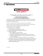 Preview for 42 page of Wallenstein BXS Series Operator'S Manual