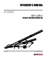 Preview for 1 page of Wallenstein CT162 Operator'S Manual