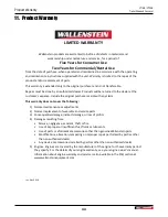 Preview for 44 page of Wallenstein CT16B Operator'S Manual