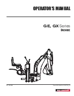 Wallenstein GE Series Operator'S Manual preview