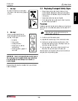 Preview for 15 page of Wallenstein LXG210 Series Operator'S Manual