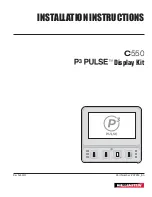 Preview for 1 page of Wallenstein P3 PULSE BXR Series Installation Instructions Manual