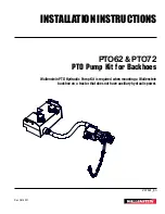 Предварительный просмотр 1 страницы Wallenstein PTO62 Installation Instructions Manual