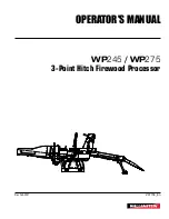 Предварительный просмотр 1 страницы Wallenstein WP245 Operator'S Manual