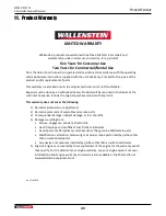 Предварительный просмотр 49 страницы Wallenstein WP245 Operator'S Manual